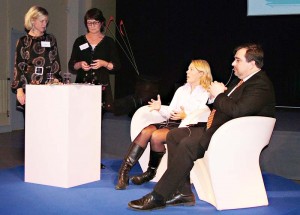 Sara Begner, Anna Ringholm, Micke Robertssson och Louise Ungerth.