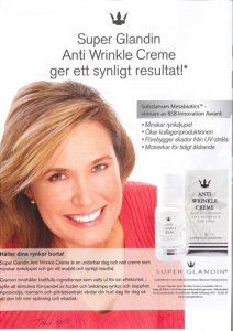 Superglandin annons i Tara