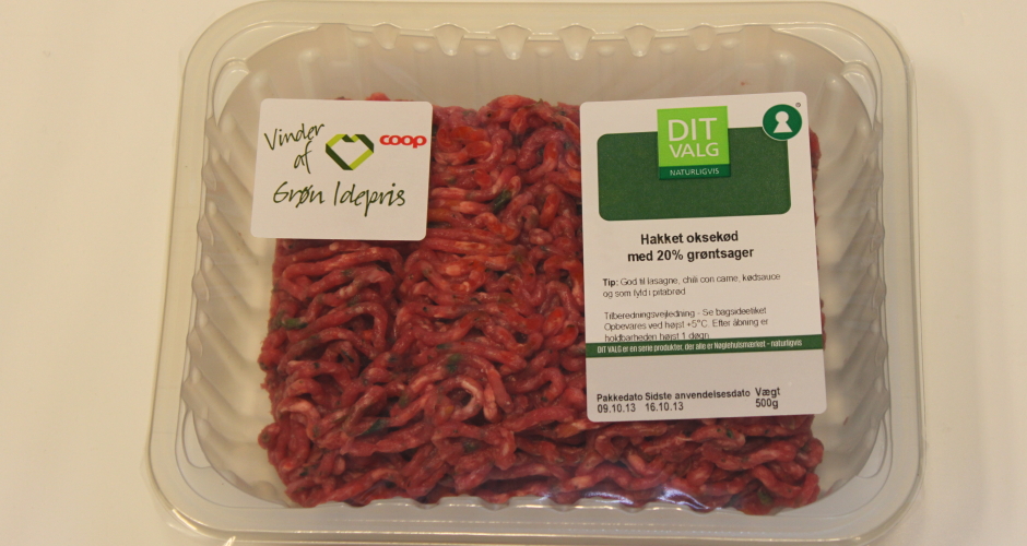Coolt – köttfärs med grönsaker minskar Co2utsläpp